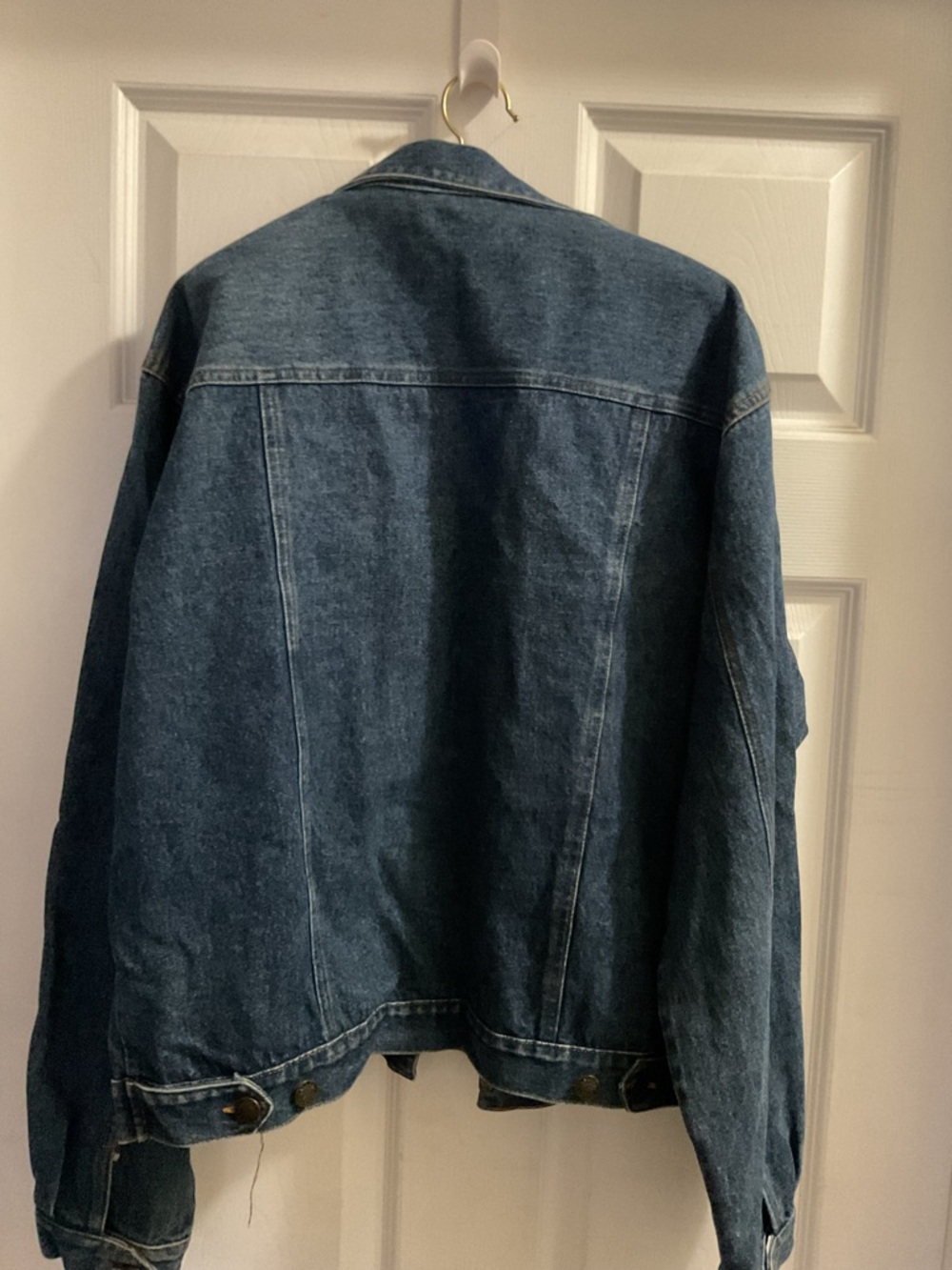 Women's Classic Blue Denim Jacket - Casual Jean Jacket - Picture 2 of 3